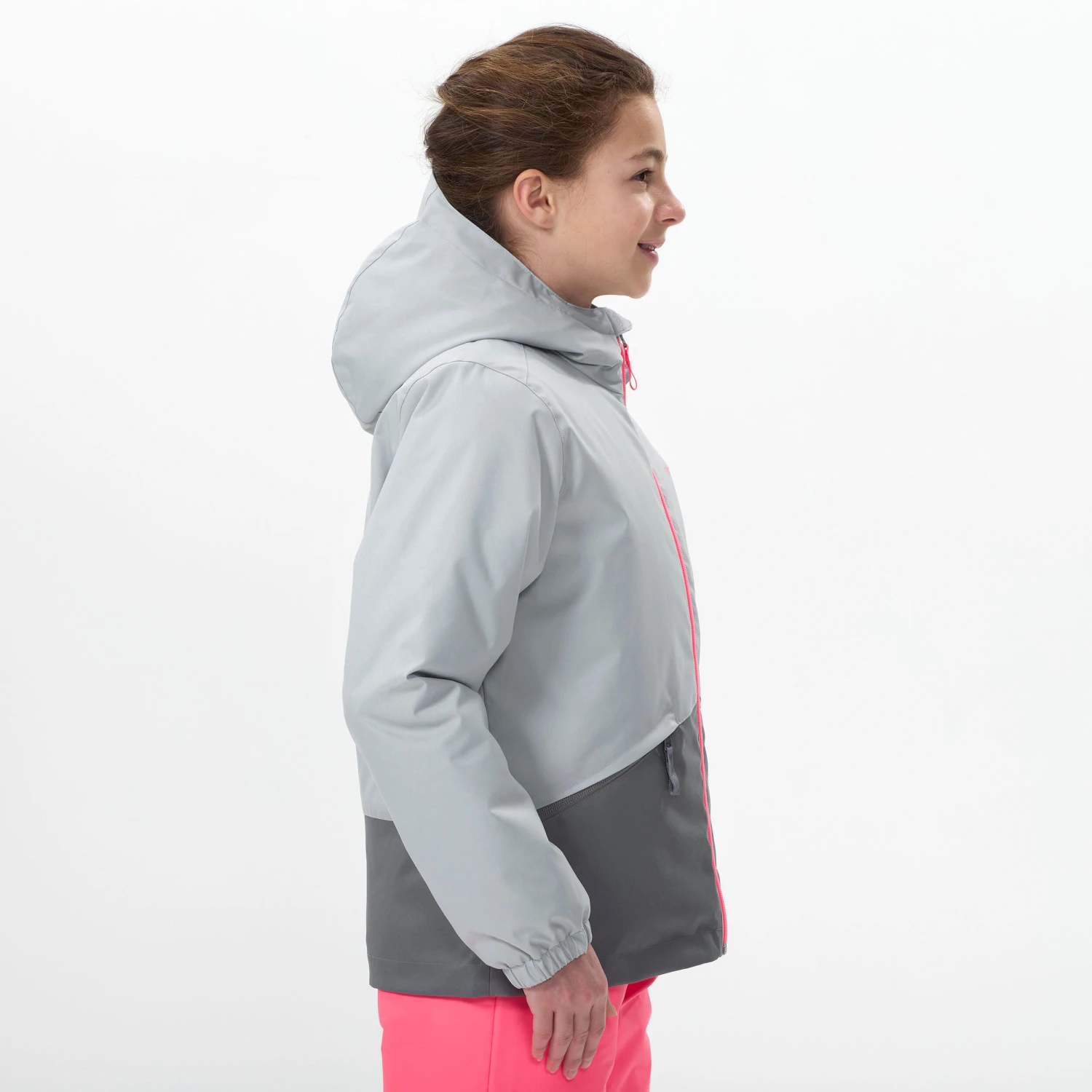 WEDZE KIDS’ WARM AND WATERPROOF SKI JACKET - 100 2 WEDZE KIDS’ WARM AND WATERPROOF SKI JACKET - 100 - Image 2