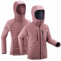 WEDZE GIRLS 3-IN-1 WATERPROOF SKI JACKET FR 900