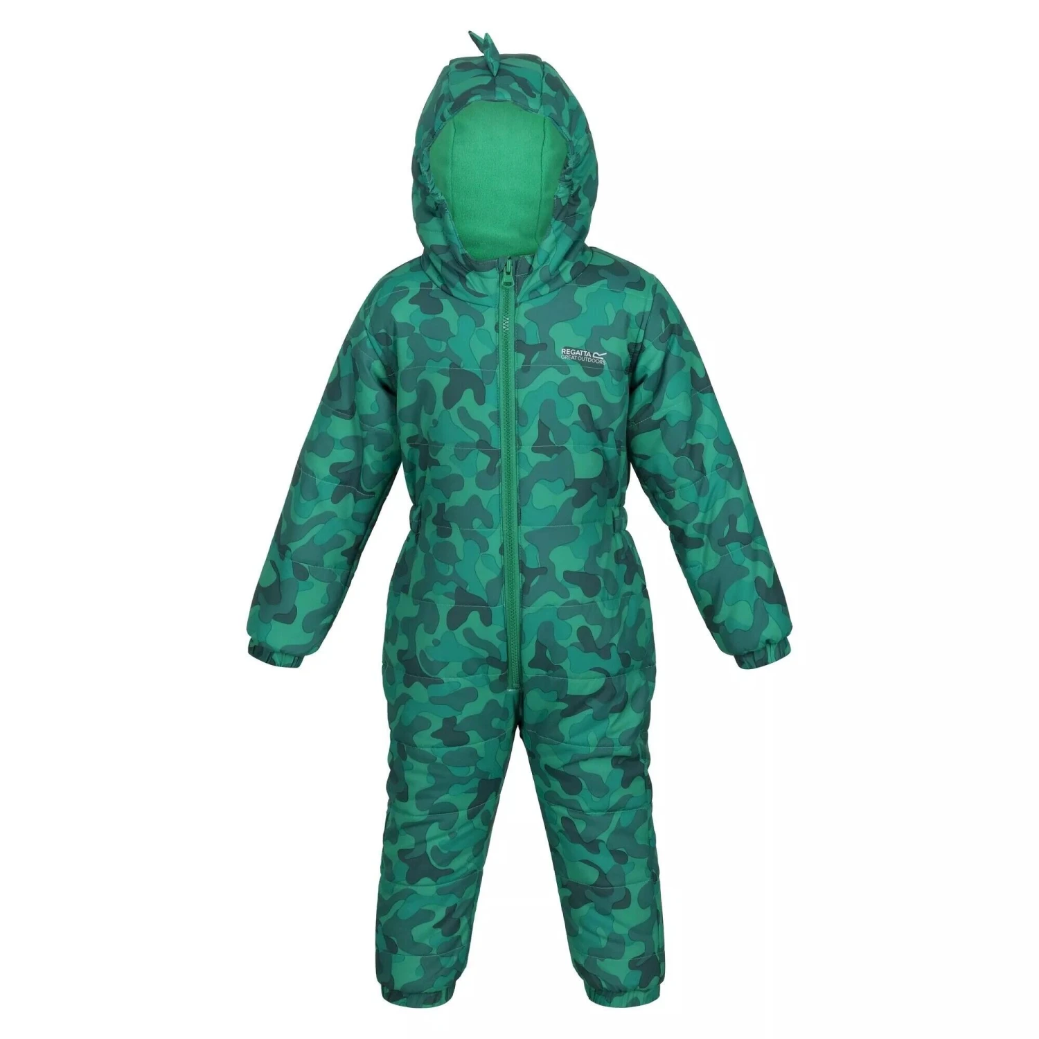 Regatta Childrens/Kids Penrose Camo Puddle Suit (Jellybean Green) 1 Regatta Childrens/Kids Penrose Camo Puddle Suit (Jellybean Green)