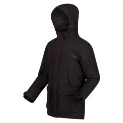 Regatta Childrens/Kids Paddrick Waterproof Parka (Black) -Decathlon Ski Shop kc455c42d1fb5edb33685768424b693ec