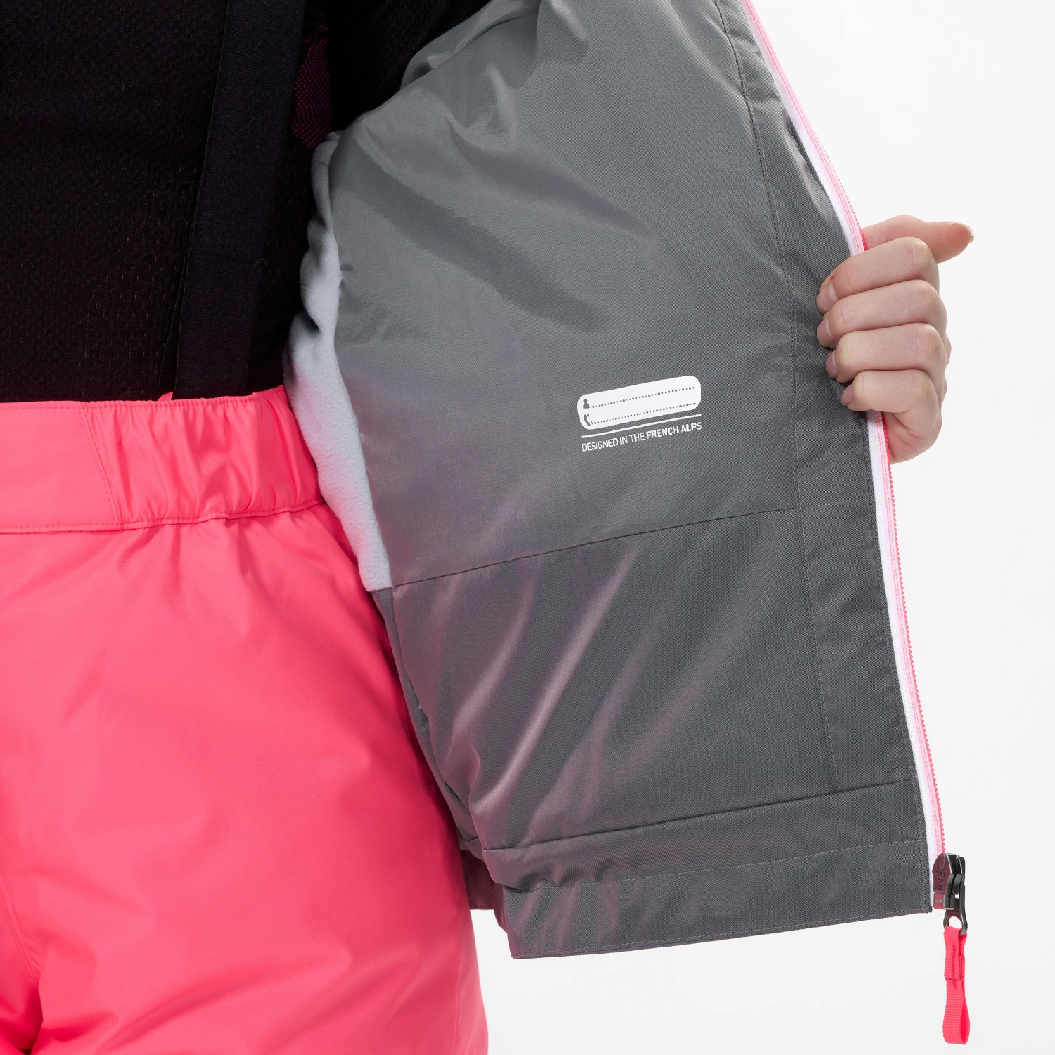 WEDZE KIDS’ WARM AND WATERPROOF SKI JACKET - 100 6 WEDZE KIDS’ WARM AND WATERPROOF SKI JACKET - 100 - Image 6